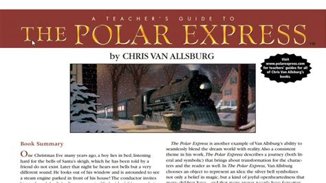 Polar Express Printable Book